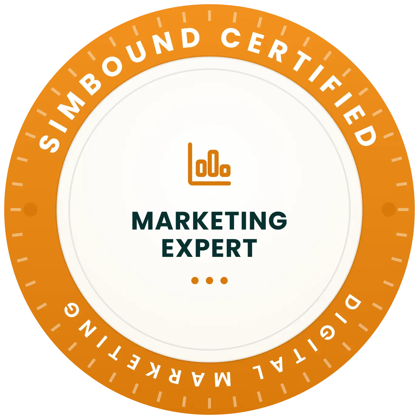 Digital Marketing Expert badge — SimBound Certified